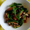 クック6IZ7CD☆'s cooksnap of when they made 無限ピーマン しめじとカニ缶.