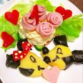 WHITE1230's cooksnap of when they made 記念日に！ミッキー☆バラ☆ポテトサラダ.