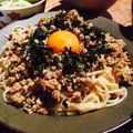 kaokaofood's cooksnap of when they made おひとりさまの残り鶏そぼろで親子パスタ.