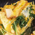 なかとりぁぃ's cooksnap of when they made シャキシャキ水菜と厚揚げの卵とじ.