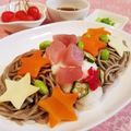 Richland☆Y's cooksnap of when they made 七夕に☆簡単！お蕎麦に天の川.