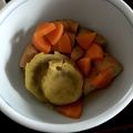 クックEAKVSQ☆'s cooksnap of when they made 幼児食に！がんもとサツマイモの煮物.