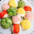 ぱんだ170071's cooksnap of when they made 簡単な材料で♡手まり寿司♡.