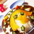Hamachi_'s cooksnap of when they made 七夕にも♪天の川な夏野菜カレー★.