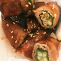 NYAONYAOMI's cooksnap of when they made オクラ♡肉巻き♡生姜焼き.
