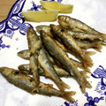 ばぶーしゅ☆'s cooksnap of when they made 【稚鮎の塩唐揚げ】 米粉の衣.