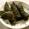 ☆Rokko☆'s cooksnap of when they made 塩酒粕万能ネギ油で＊パリとろ納豆磯部焼き.