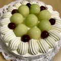 くぅネネ's cooksnap of when they made メロンショートケーキ.