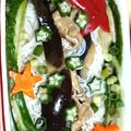 花太郎のお料理メモ's cooksnap of when they made なすと油揚げのピリ辛♡さっぱりそうめん.