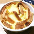 まめこ4UP1O☆'s cooksnap of when they made ふわふわカリカリ〜パンプディング.