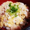＊ちゃちゅ＊'s cooksnap of when they made 激ウマ簡単ズボラ飯＊ベーコンたぬき玉子丼.
