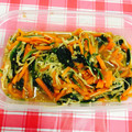 クックC7NP7Y☆'s cooksnap of when they made 作りおきに♪ほうれん草と人参の麺つゆ炒め.