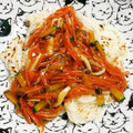 こげ岡's cooksnap of when they made そうめんと残り物で！あんかけかた焼きそば.