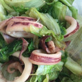 tofuchan's cooksnap of when they made レタスとイカの炒め物.