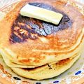 あめこ◎'s cooksnap of when they made 超簡単！超ふっくらホットケーキ！.