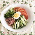 RIEK♡K♡'s cooksnap of when they made 手作りたれで冷やし中華.