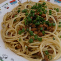 Ocean_ray's cooksnap of when they made 海苔の佃煮と納豆のウマウマパスタ.