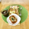 komutatata's cooksnap of when they made ✿ハムチーズと❀茹で玉子の✿サンドイッチ.
