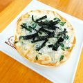 muuchi1019's cooksnap of when they made 市販のトルティーヤで簡単しらすピザ♡.