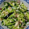 梅牛乳's cooksnap of when they made さきいかとキュウリの酢の物☆.