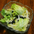 greentmt's cooksnap of when they made レタスと海苔の味ぽん和え♪.