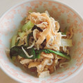 な。な。's cooksnap of when they made 簡単！小松菜と油揚げとしらすの煮びたし♪.