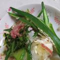 にゃんこ８'s cooksnap of when they made 夏野菜だし漬けの冷奴.