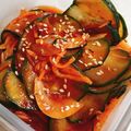 petitmar's cooksnap of when they made きゅうりの即席キムチ（오이김치）。.