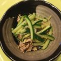おっとarinko's cooksnap of when they made 簡単美味しい☆豚肉もやしキュウリ炒め.