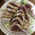 むうちゃんこうちゃん's cooksnap of when they made マグロのたたき風 ごちそうサラダ ♪.