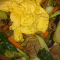 おちた★'s cooksnap of when they made 簡単！豚肉ときくらげの卵炒め.