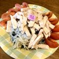 暴走インコ's cooksnap of when they made もやしと糸こんにゃくとわかめのサラダ.