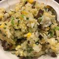 まいぬい's cooksnap of when they made 【リメイク】ステーキ翌日は旨味チャーハン.