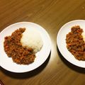 エーホントに！'s cooksnap of when they made あまいキーマカレー.