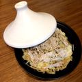 shantiiiii's cooksnap of when they made もやしと挽肉の梅昆布茶タジン蒸し.