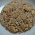 エミオン's cooksnap of when they made パラパラのねぎチャーハン.