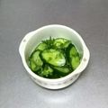 ☆ありか358☆'s cooksnap of when they made きゅうりの浅漬け♪大葉の香りで塩分控えめ.