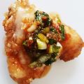 Ｆｒｅｄ's cooksnap of when they made 簡単！揚げない油淋鶏.