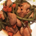 ★nozomi☆'s cooksnap of when they made 菜の花入り＊鶏と筍の煮物.