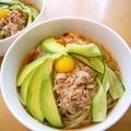 runa10's cooksnap of when they made 旨辛♫カフェ気分な韓国風冷やしラーメン.