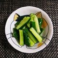 やんとエプロン☆'s cooksnap of when they made 梅こんぶ茶で、簡単♪きゅうりの浅漬け.