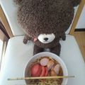 ミーちゃん姉妹のれ's cooksnap of when they made 糸こん具だくさんヘルシーラーメン‼.