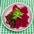 にきけん's cooksnap of when they made ❁夏に爽やか～紫蘇寒天入冷やしぜんざい❁.