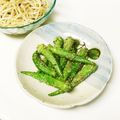 さっちゃんペンギン's cooksnap of when they made フライパン1つ◇焼きオクラのゴマ風味副菜.