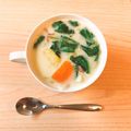 とりまる◎'s cooksnap of when they made 優しいお味✿ほうれん草みるくスープ.