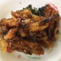ユーロン's cooksnap of when they made 揚げごぼうの甘辛.