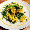 kaokaofood's cooksnap of when they made しらすとパクチーの卵炒め.