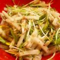 purudeko's cooksnap of when they made 水菜と大根の梅おかかサラダ。.