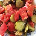 oha2016's cooksnap of when they made 茄子トマトキュウリの夏野菜マリネ.