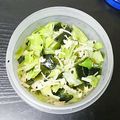 ＊ぽちゃぼー＊'s cooksnap of when they made 簡単♡キャベツと胸肉の韓国海苔サラダ♡.
